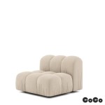 CoCo element z oparciem bucle krem