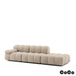 CoCo sofa 306x102 bucle krem 