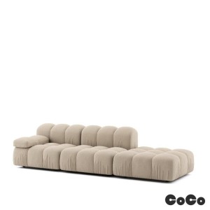 CoCo sofa 306x102 bucle krem 