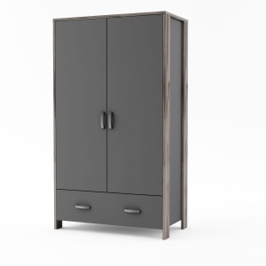 MANHATTAN SZAFA 2D +1SZ SZARA